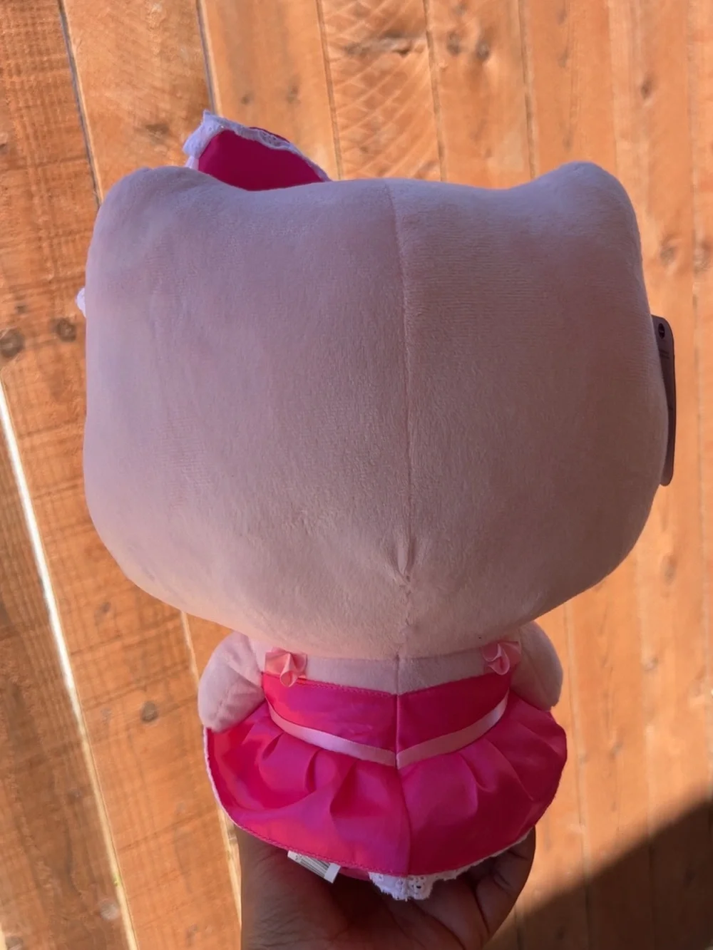 Hello Kitty Pink Plush Doll with Satin Bow